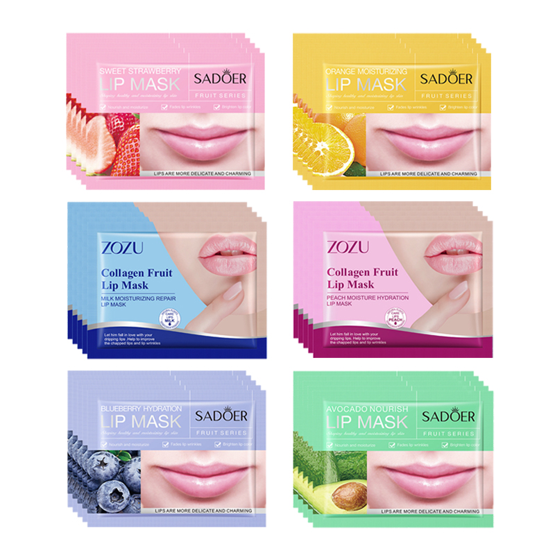 Skincare Collagen - 30 pz Frutta Maschera per labbra